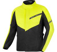SHIMA HydroDry 2.0 Motorcycle Rain Jacket, black/yellow, size XS