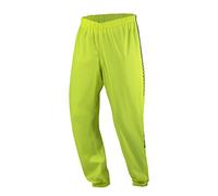 SHIMA Hydrodry+ Waterproof Pants - Unisex Motrocycle Rain Outer Pants, with Leg Width Adjustment, Elastic Waist and Ankle Cuffs, Reflective Panels, for 2-Piece Suit (XL, Fluo)