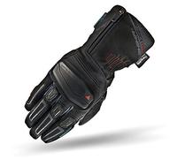 SHIMA INVERNO Motorbike Gloves Mens Leather Long Biker Armoured Protectors Motorcycle Perforated Ventilated Reinforced Waterproofs Touchscreen Motorsport Glove Motorbikes (Men, Black, L)