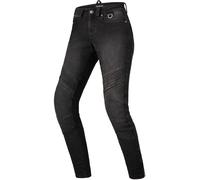 SHIMA JESS Motorcycle Jeans for Women Breathable, Elastic, Regular Fit Biker Trousers Womens with Kevlar Layer, Slim Fit, CE Knee and Hip Armor Pads (Black, 24)