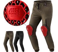 SHIMA JOGGSTER Motorcycle for Men AIRFORCE Knee Protectors Motorbike Mens Armoured Trousers Lightweight Protective Pants Stretch Reinforced Armored Bike (Male, Khaki, 32)