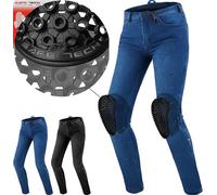 SHIMA METRO Motorcycle Jeans for Women AIRFORCE Knee Protectors Motorbike Mens Armoured Trousers Lightweight Protective Pants Stretch Reinforced Armored Bike (Womens, Blue, 34/30)