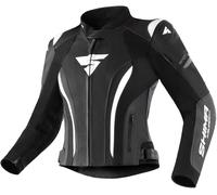 SHIMA Miura 2.0 Ladies Motorcycle Leather Jacket, black/white, size 40