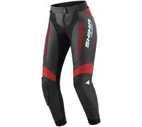 SHIMA Miura 2.0 Ladies Motorcycle Leather Pants, black/red, size 34