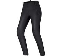 SHIMA NOX 2.0 Motorcycle Jeggins for Women - Breathable, Elastic, Regular Fit Biker Trousers Womens with DuraQL Layer, Slim Fit, CE Knee and Hip Armor Pads (Black Wax, XS)