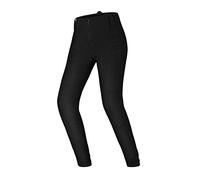 SHIMA NOX 2.0 Motorcycle Jeggins for Women - Breathable, Elastic, Regular Fit Biker Trousers Womens with DuraQL Layer, Slim Fit, CE Knee and Hip Armor Pads (Black, S Long)