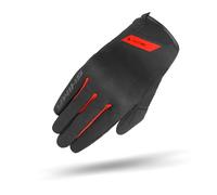 SHIMA ONE EVO Motorbike Gloves Men Textile Short Summer Biker Armoured Protectors Motorcycle Perforated Ventilated Reinforced Motorsport Glove Lightweight Motocross Motorbikes (Mens, Red, XXL)