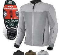 SHIMA Openair Motorcycle Textile Jacket, grey, size 3XL for Men