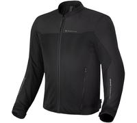 SHIMA OPENAIR Motorbike Jacket for Men - Lightweight Breathable Summer Mesh Mens City Biker Jacket with CE Back Shoulder Elbow Armor Pads Width Adjustment (Black, M)