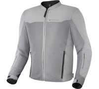 SHIMA OpenAir Motorbike Jackets for Men AirForce Back Protector Armour Riding Motorcycle Jacket Summer Mesh Bikers Ventilated Lightweight Armoured Textile Motorcycle (Mens, Grey, XL)