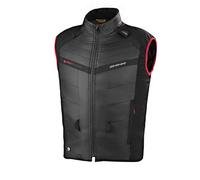 SHIMA POWERHEAT - Heated Vest, 3 Temperature Setting Electric USB Heating Jacket for Men Women, Water&Wind Resistant Winter Warm Clothing for Motorcycle Outdoor (Black, 3XL)