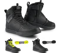 SHIMA Rebel 2.0 perforated waterproof Motorcycle Shoes, black, size 48 for Men
