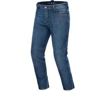 SHIMA Ridge Motorcycle Jeans for Men GFLEXX Knee Protectors Cordura Motorbike Mens Armoured Trousers Lightweight Protective Pants Stretch Reinforced Armored Bike Elastic (Mens, Blue, 38/32)