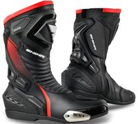 SHIMA RSX-6 Motorcycle Boots, black-red, size 45 for Men
