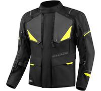 SHIMA Runner waterproof Motorcycle Textile Jacket, black/yellow, size S