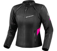 SHIMA Rush 2.0 waterproof Ladies Motorcycle Textile Jacket, black-pink, size XL for Women