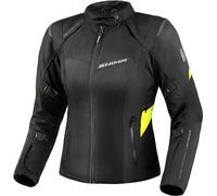 SHIMA Rush 2.0 waterproof Ladies Motorcycle Textile Jacket, black-yellow, size XS for Women