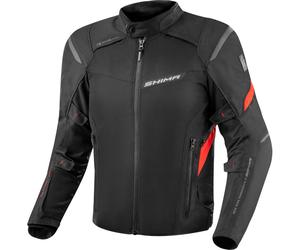 SHIMA Rush 2.0 waterproof Motorcycle Textile Jacket, black-red, size S for Men