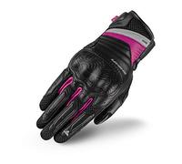 SHIMA RUSH GLOVES Motorbike Gloves Women Leather Summer Biker Armoured Protectors Motorcycle Perforated Ventilated Reinforced Motorsport Glove Street Motorbikes (Womens, Women/Pink, XS)