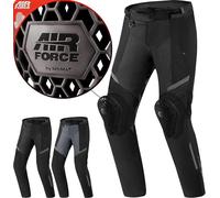 SHIMA RUSH Motorcycle Trousers for Women AIRFORCE Knee Protectors Motorbike Armoured Motorbike Suit Lightweight Protective Ventilated Reinforced Armored Bike (Womens, Trousers Vented, Black, XL)