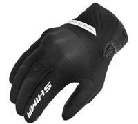 SHIMA SONIC Motorbike Gloves Men Textile Leather Short Summer Biker Armoured Protectors Motorcycle Perforated Ventilated Touchscreen Motorsport Glove Lightweight Motocross (Mens, White, XXL)