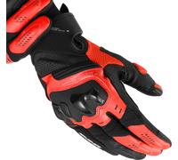 SHIMA Spark 3.0 Motorcycle Gloves, black/red/fluo dark red, size L