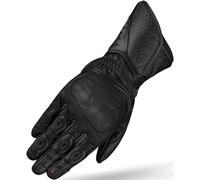 SHIMA ST-3 Motrocycle Gloves for Men | Touchscreen Summer Sport Leather Biker Riding Gloves with Carbon Knuckle Protector, Palm and Finger Sliders, Reinforced Palm (Black, S)