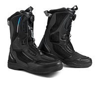 SHIMA STRATO MEN WP, Waterproof Motorcycle Boots for Men, Reinforced Lightweight Long Biker Riding Boots with ATOP Fast-Closure System, Ankle Protection, Non-slip Sole