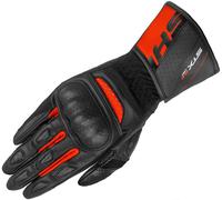 SHIMA STX 2.0 perforated Ladies Motorcycle Gloves, black-red, size S for Women