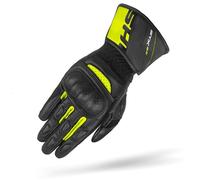 SHIMA STX Motorbike Gloves Men Leather Long Summer Biker Armoured Protectors Motorcycle Perforated Ventilated Reinforced Touchscreen Motorsport Glove Racing Motorbikes (Mens, Fluo, M)