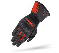SHIMA STX Motorbike Gloves Men Leather Long Summer Biker Armoured Protectors Motorcycle Perforated Ventilated Reinforced Touchscreen Motorsport Glove Racing Motorbikes (Mens, Red, M)
