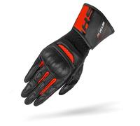 SHIMA STX Motorbike Gloves Women Leather Long Summer Biker Armoured Protectors Motorcycle Perforated Ventilated Reinforced Touchscreen Motorsport Glove Racing Motorbikes (Womens, Red, XL)