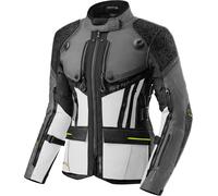 SHIMA Tracker Motorcycle Textile Jacket, white/grey/yellow, size M