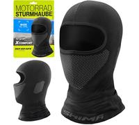 SHIMA X-Comfort Balaclava Motorcycle Men Women Motorbike Accessories Covering Masks Thermal Winter Summer Elastic Breatheable Multipurpose Cycling Running Ski (Unisex, Black, XL-3XL)