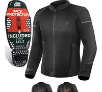 SHIMA X-Mesh Motorbike Jackets for Men Women Protector AirForce Back Armour Riding Motorcycle Jacket Summer Mesh