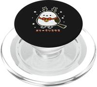 Shimaenaga bird Christmas reindeer bell Hokkaido snow fairy PopSockets PopGrip for MagSafe