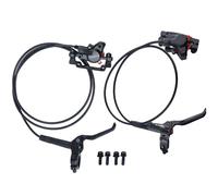 Shiman0 MT200 MTB Hydraulic Disc Brakes Set,2 Piston Left Front 800mm & Right Rear 1550mm MTB Hydraulic Brakes, Aluminum Alloy Mountain Bike Hydraulic Bicycle Disc Brake