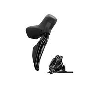 Shimano 105 R7170 12-Speed Hydraulic Di2 STI Lever & Brake Kit BLACK LEFT REAR