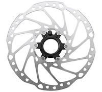 Shimano Rt-em600 Cl External Brake Disc Silver 203 mm 203 mm Silver / Black