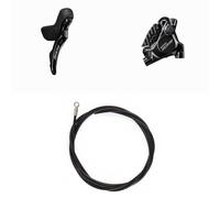 SHIMANO 2x12v Kit Freno Idraulico Road 105 12V R7100 Posteriore 2 x 12 V Mixte Adulte, Noir, Unica