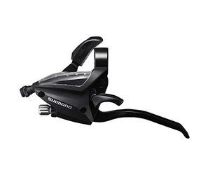 SHIMANO 3 x 8 V Black Shifters for Bicycles, Adults, Unisex, Multicoloured, One Size