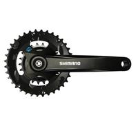 SHIMANO 7/8 Speed Mountain Bicycle Crankset - FC-M315-B2 - Black