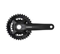 SHIMANO 9-Speed Mountain Bicycle Crank Set - FC-MT210-B2 | Chainline, Black