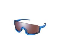Shimano Aerolite Glasses - Metallic Blue - Ridescape Road Lens