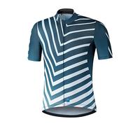 SHIMANO Aerolite Men's Cycling Jersey Blue 2021 Short Sleeve