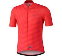 SHIMANO Aerolite Men's Cycling Jersey Red 2021 Short Sleeve