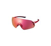 Shimano Aerolite Panoramic Glasses - Metallic Red - Ridescape Road Len