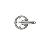 Shimano ALFINE FC-S501 Crankset with Chain Guard Outside and Inside, Silver, One Size