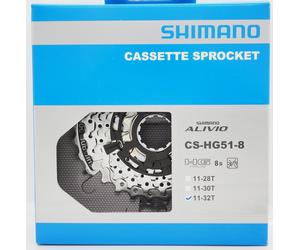 SHIMANO ALIVIO MTB Bike CS-HG51-8 8 speed 11-32t Cassette/ Sprocket