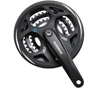 Shimano Altus FC-M311 48/38/28T 7/8 Speed Triple Chainset, 175mm Without Chainguard